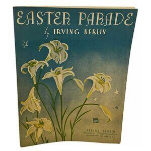 Easter Parade Sheet Music Piano Voice Guitar Ukulele 1933 Irving Berlin Vintage
